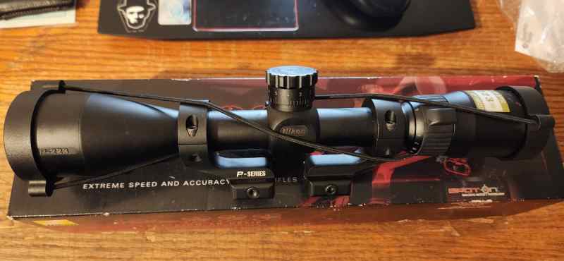 Nikon P-223 3-9X40 Matte BDC w/P-223 Scope Rings