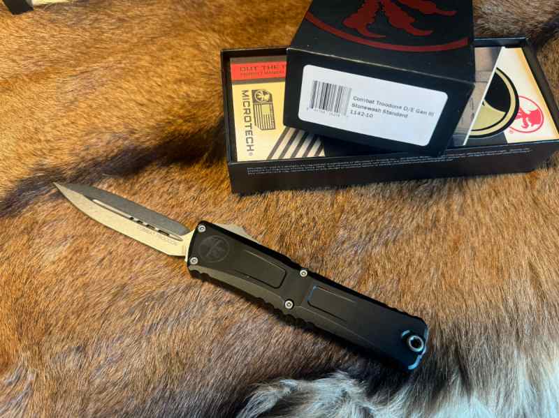 LNIB Microtech Combat Troodon Automatic OTF Knife