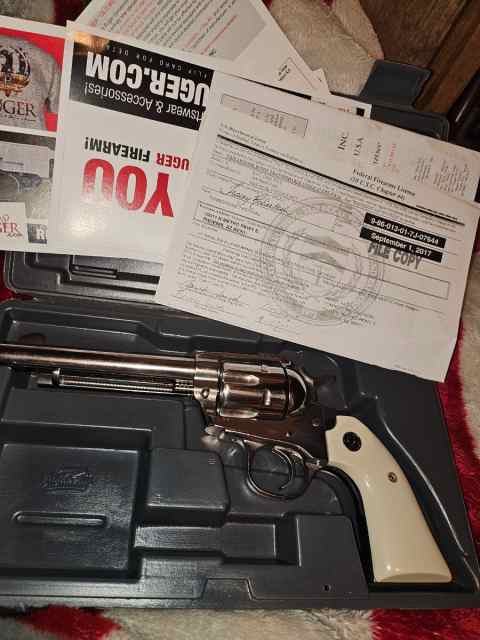 RUGER BISLEY VAQUERO NEVER FIRED! .45