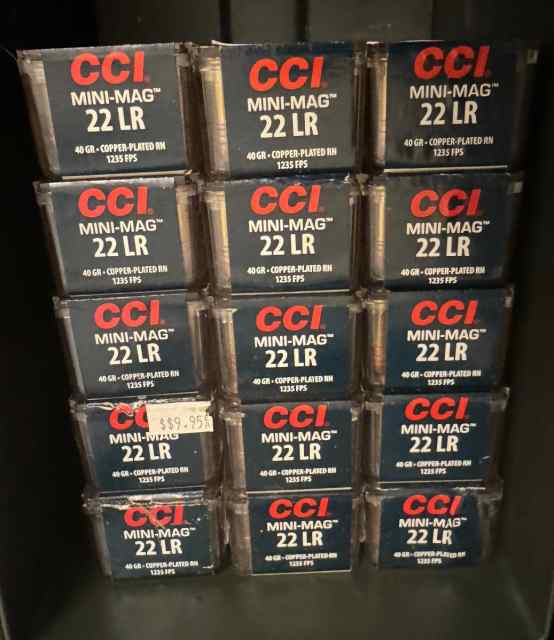 CCI Mini Mags, 15 boxes 