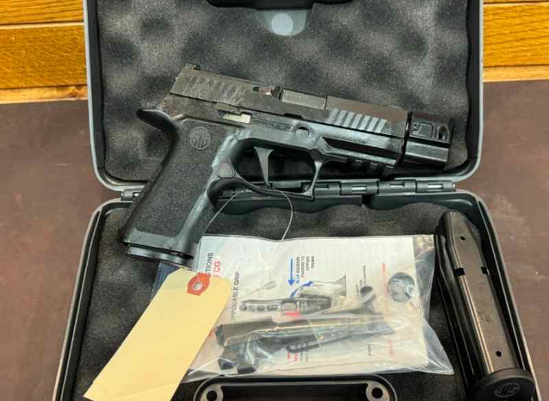 Sig P320X Series 9mm with GoGun Gas Pedal and Harr