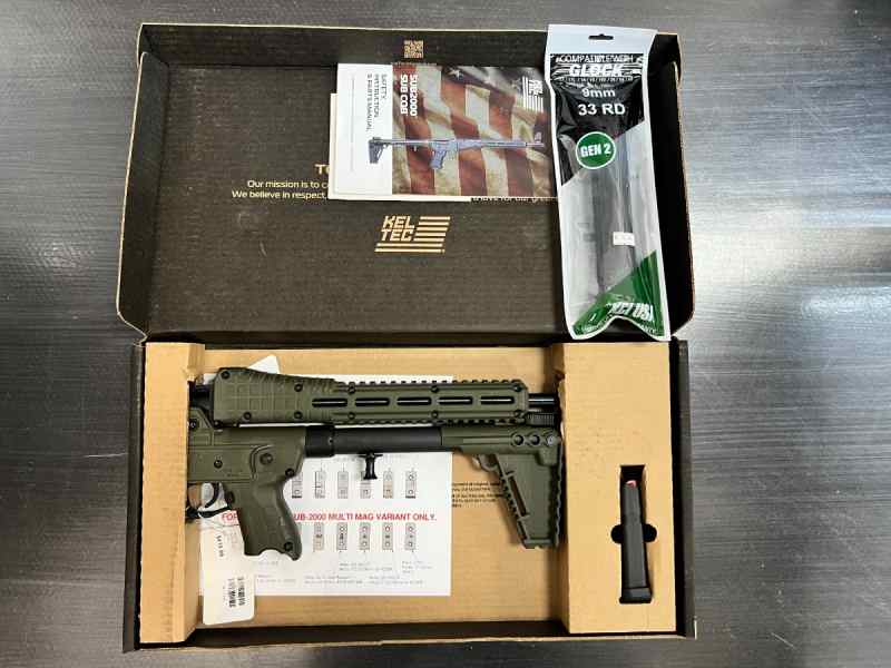 KEL-TEC SUB 2000 GEN3 9MM (WARF ARMS) HOLIDAY SALE