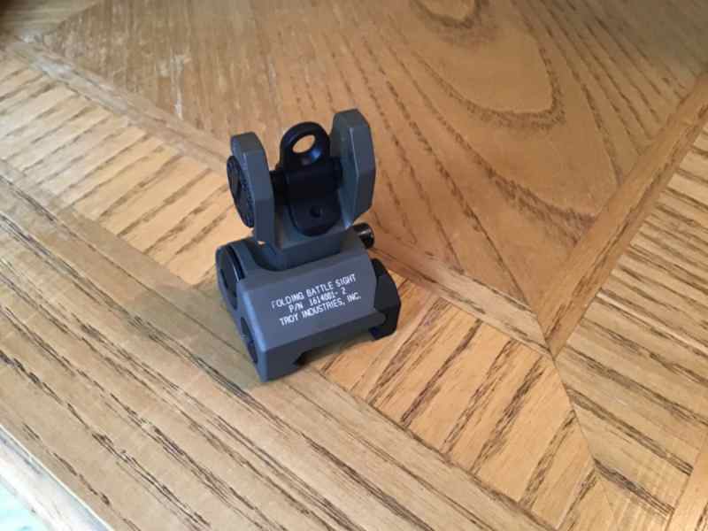 Troy Folding rear sight fde 