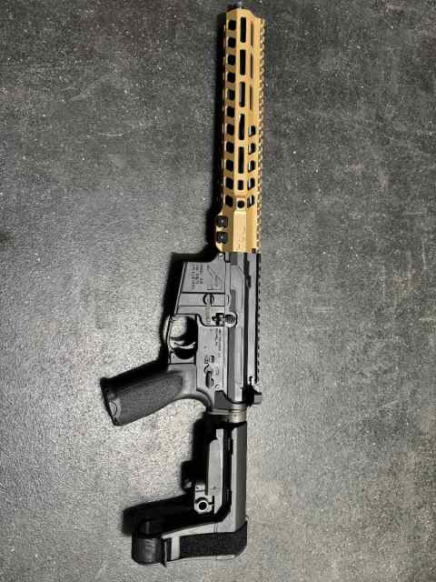 12.5 Aero AR15 Pistol 