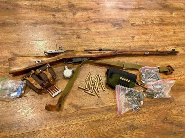 1942 Mosin Nagant Izhevsk w/ extras