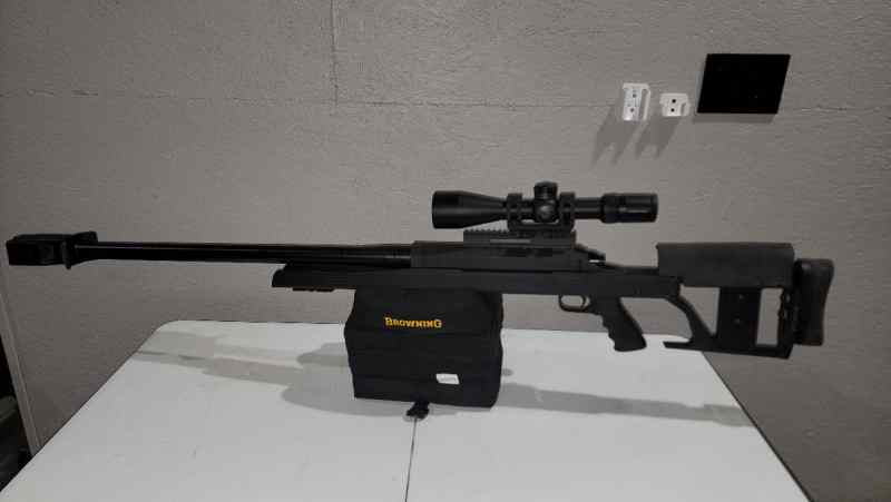 WTS Armalite 50A1 50 BMG &amp; Strike Eagle Scope