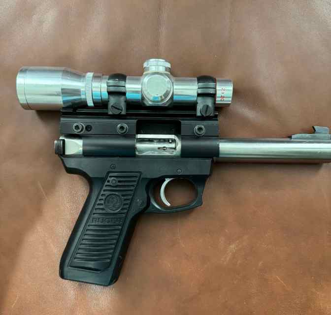 Ruger 2245 w B Square Mount Simmons Scope