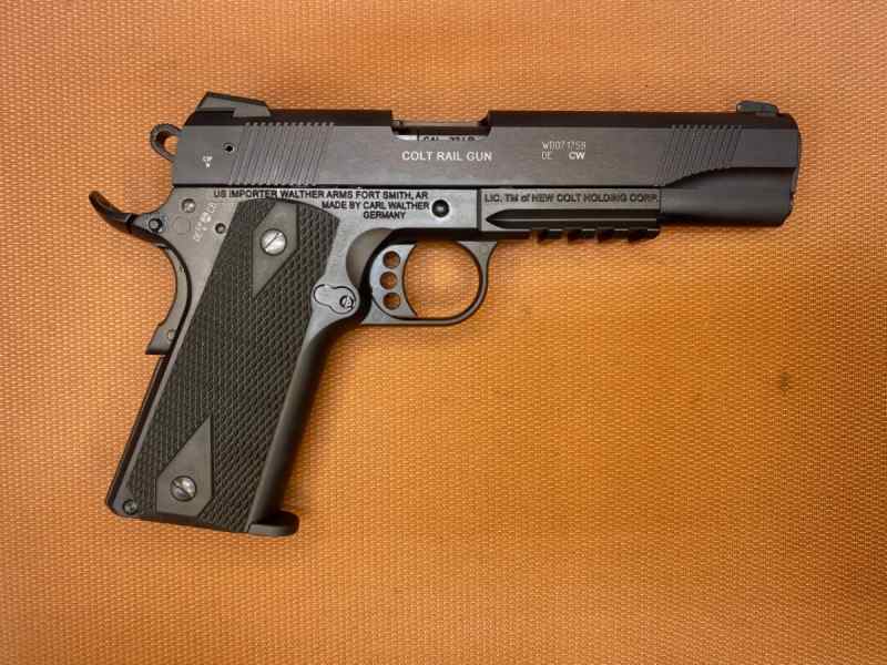 NEW IN THE BOX - Walther Colt 1911 Rail Gun Black