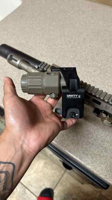 Eotech g33 with unity mount opmod (tan)