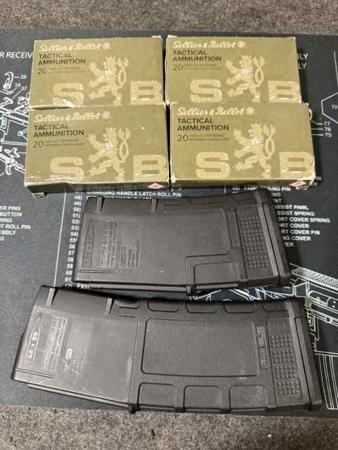 120 Rds of Selier &amp; Bellot and PMAGs