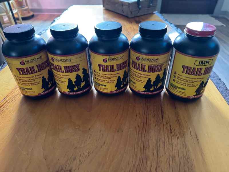 Trail Boss Powder for sale. Trailboss Hodgon 