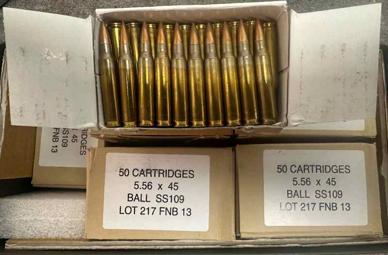 FN Herstal 5.56 SS109 5.56 62gr fmj 