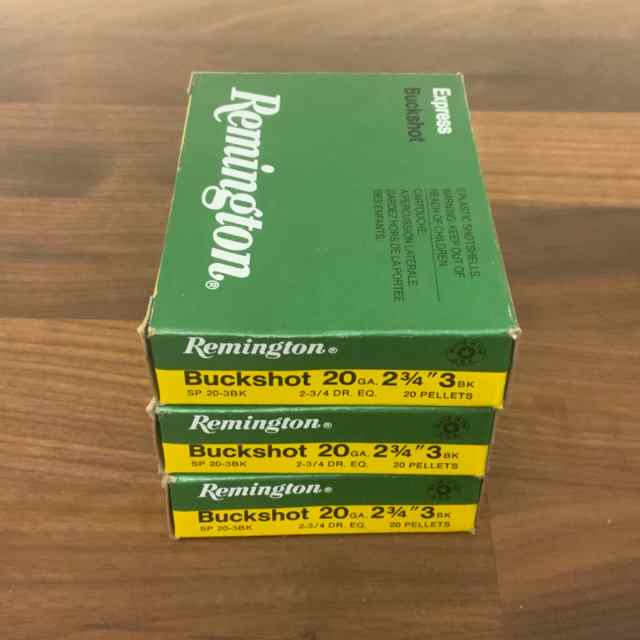 Remington 20 gauge Buckshot ammo