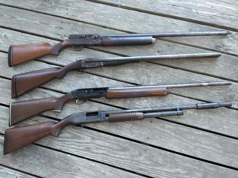 Shotguns FS: Winchester, Ithica, Remington, Smith 