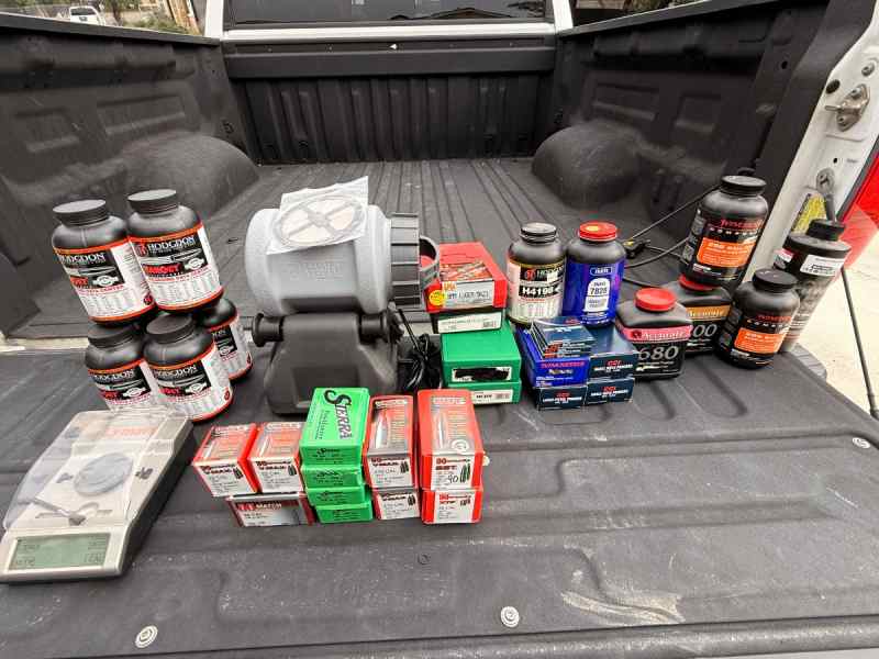 Large Lot:  Varget, Small Rifle Primers, Dies