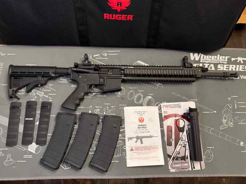 Ruger SR-556 5.56mm Piston AR15