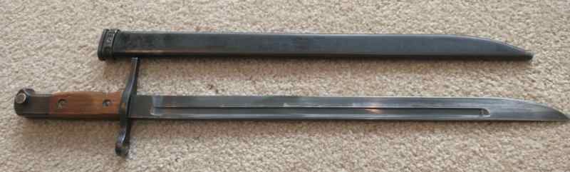 WWII Japanese Arisaka Type 30 Bayonet &amp; Scabbard