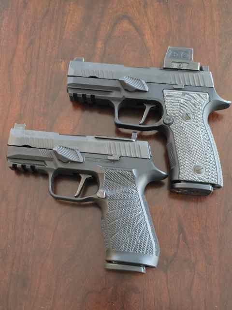 Sig AXG Classic 509t and p320 Compact 