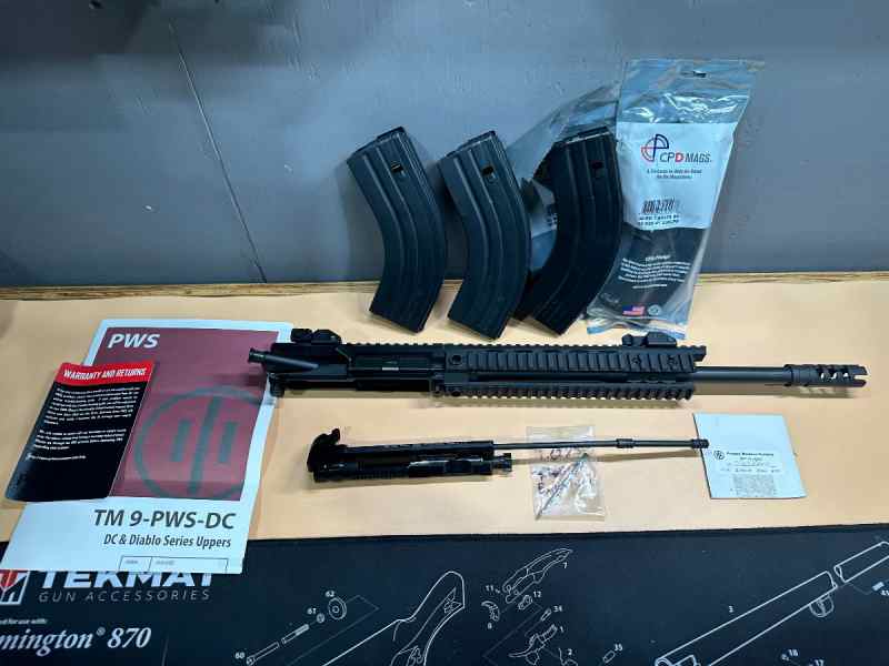 PWS 7.62x39 Piston Upper MK114 Mod 0 with x4 magaz