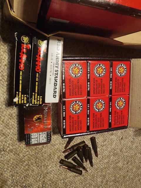 WTS: 5.45x39 Ammo 1,000 Rounds