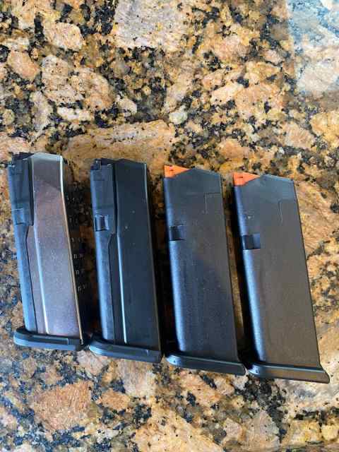 Magazines for Glock 43x ,15rnd metal, and OEM