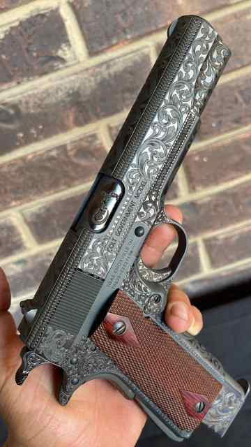 Engraved “Colt” 1911 