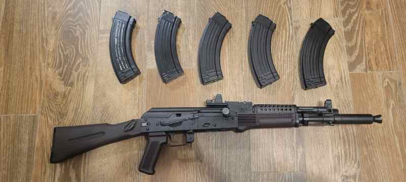 PSA AK-104 + Light + RMR + 5 Mags(1 loaded)