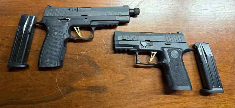 2x P320 AXG Custom FCU X-COMPACT X SERIES 