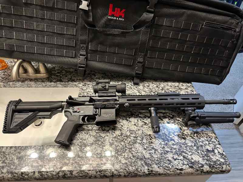 HK Mr556A1 brand new with AIMPOINT PRO 