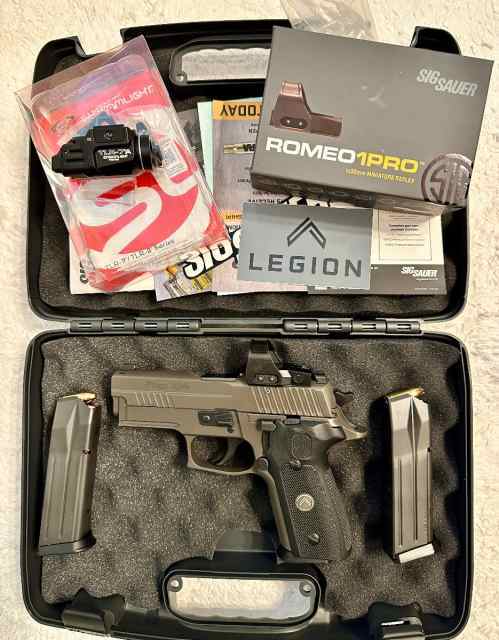 Brand new Sig Sauer P229 Compact Legion Rxp 9mm 