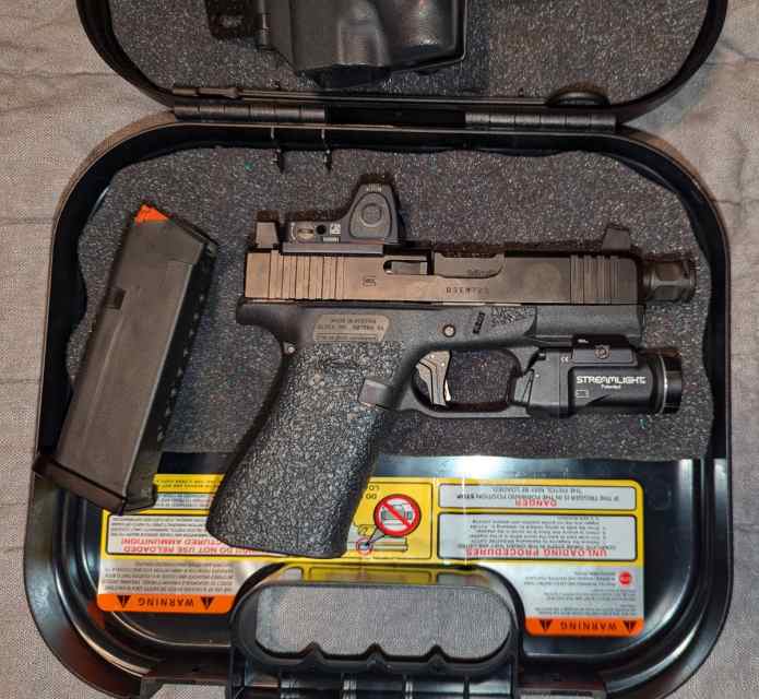 Custom Glock 43X with Trijicon RMRcc 