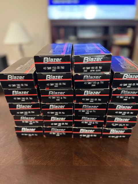 Blazer 40 S&amp;W ammunition 