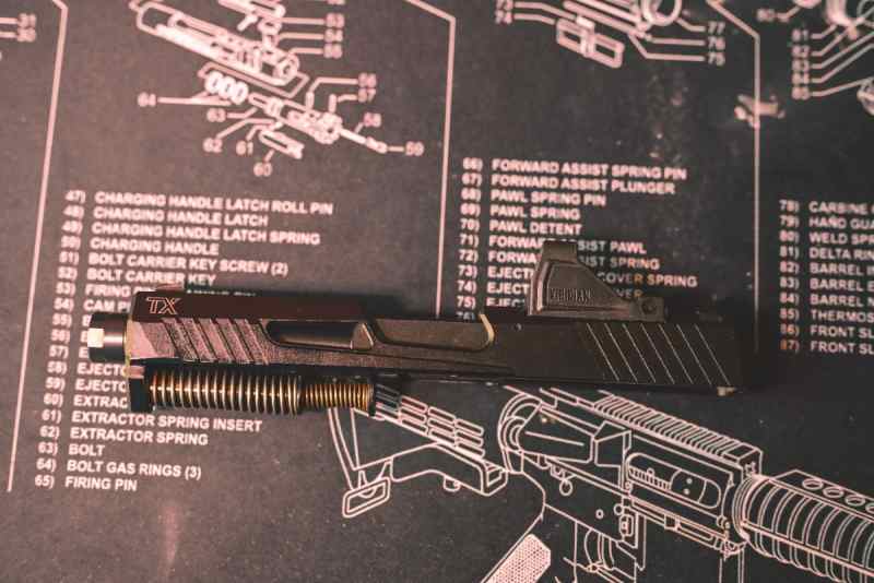 Taurus TX22 Gen2 Slide with Optic