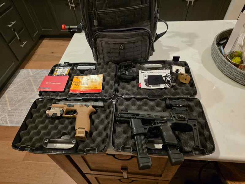 Sig P320 M17 &amp; MP17 Flux Raider Combo Set