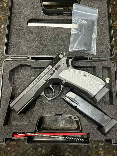 CZ 75 SP-01 9mm 4.6&quot; Barrel 18-Rounds Night Sights