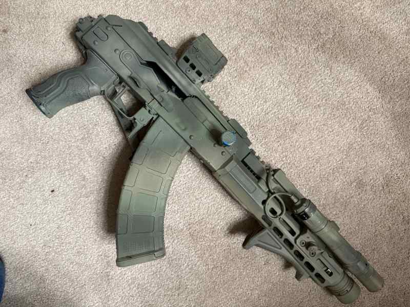 Full Custom 10 inch AK pistol 7.62x39