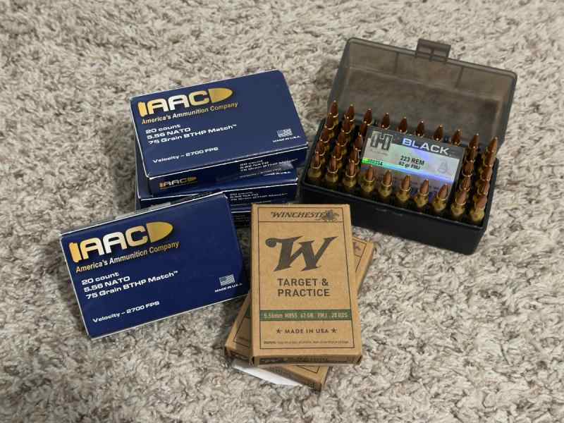 5.56 and .223 Ammo (160 rds)