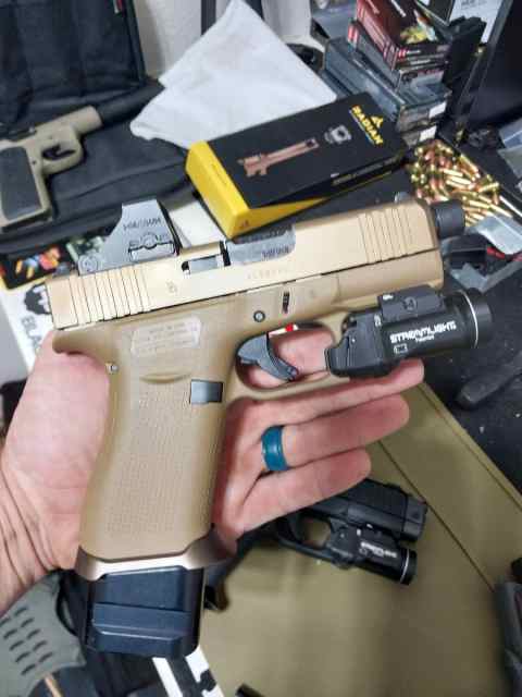 Glock 43x fde and cheap 1911