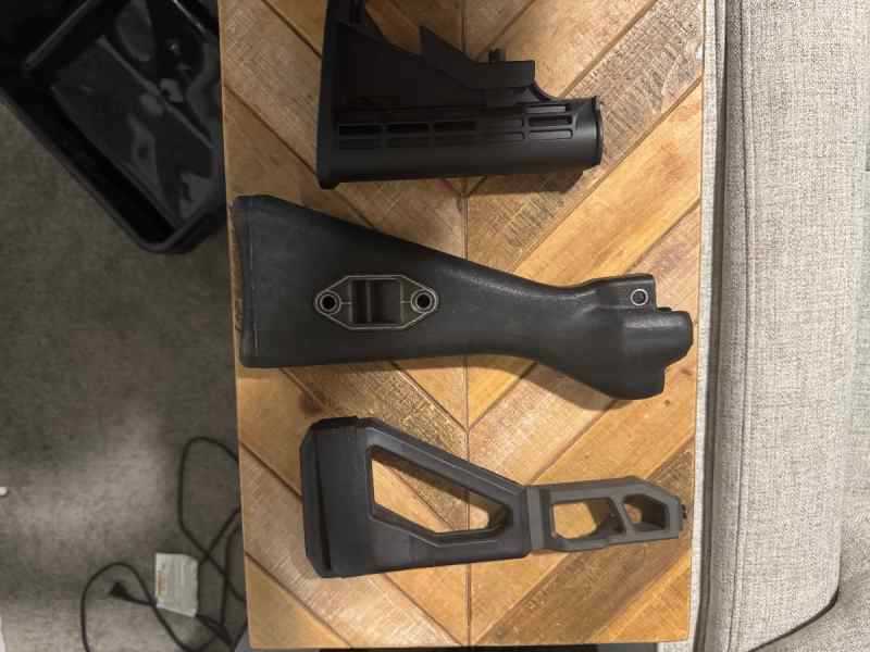 MP5 Stock, Q Mini Fix Brace, AR Stock
