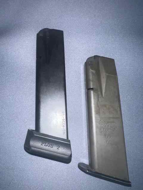 (4) Sig P226 magazines .357/.40