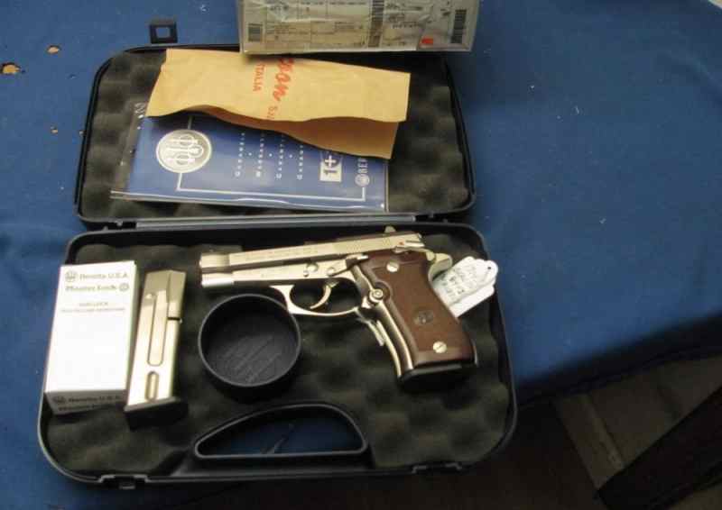 Beretta 84FS - Factory Nickel NOS