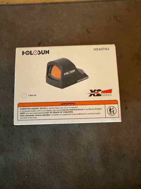 Brand New Holosun HS407A3 red dot 