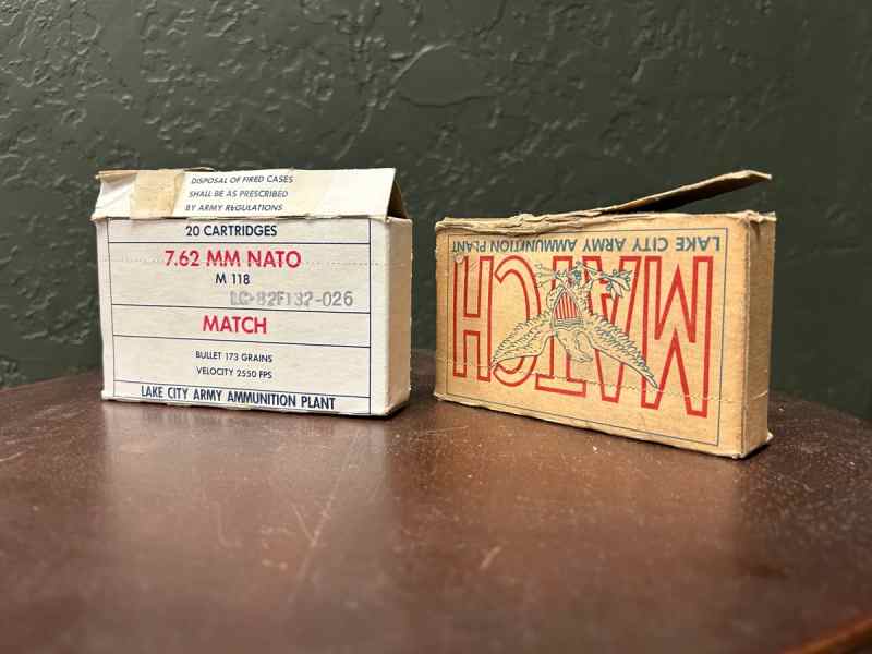 Lake City match vintage 7.62x51mm (open boxes)