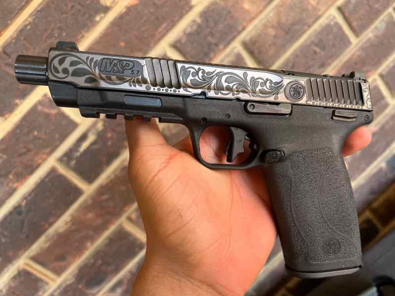 5.7 Pistol Engraved