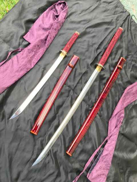 Custom Swords Katana and knives collection