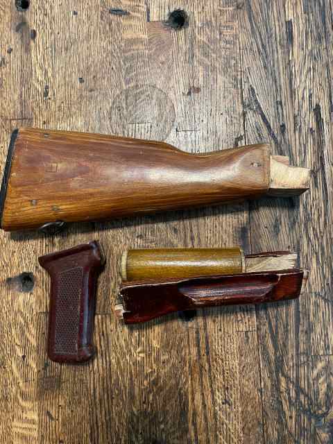 Wood ak47 stock set 