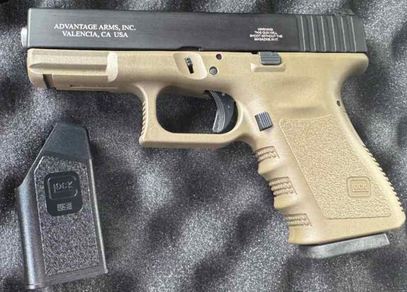 ODG Glock 19 Gen 3 W/ Advantage Arms 22LR Conv.