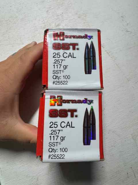 Hornady SST 25 cal 117gr #25522 