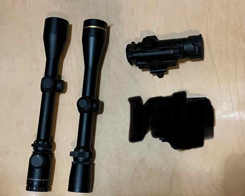Leupold, Sig, Burris scope 
