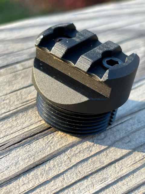 AR lower Buffer tube Block-off.